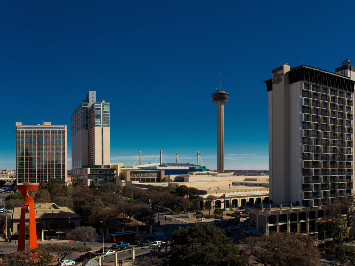 Downtown San Antonio commercial skyline